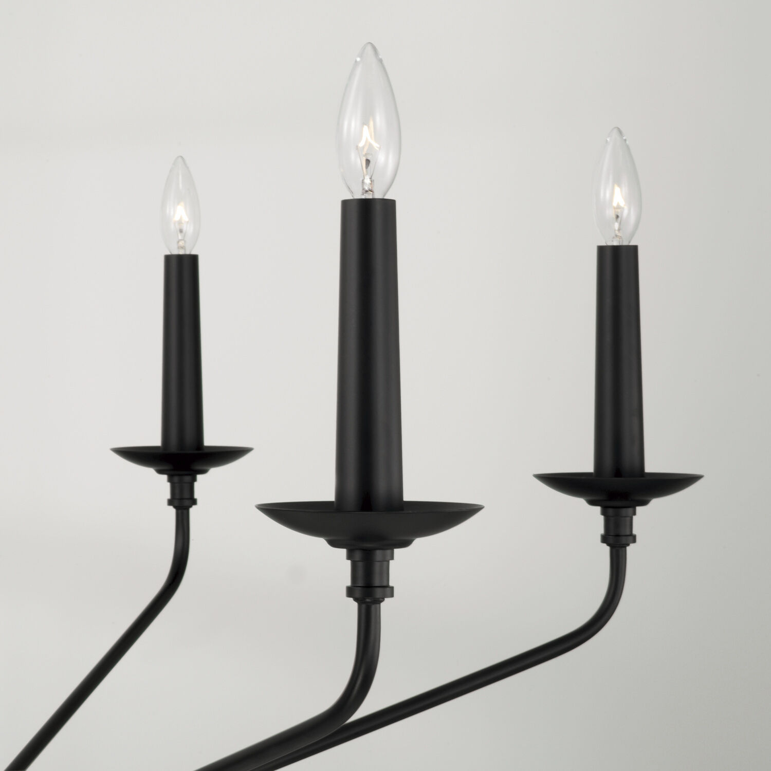 Wilder 6 Light 41 inch Matte Black Chandelier Ceiling Light
