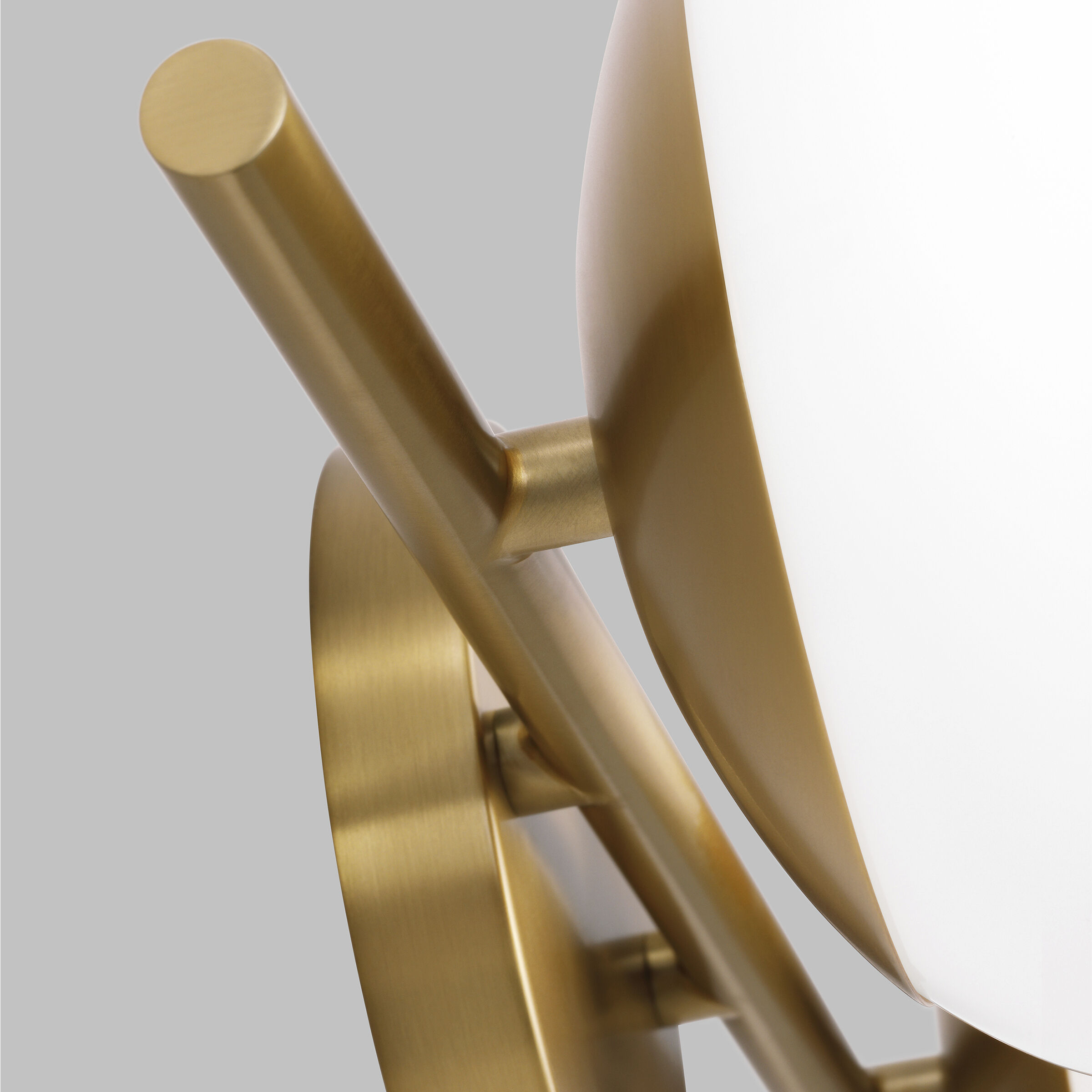 ED Ellen DeGeneres Lune 2 Light 17.88 inch Burnished Brass Vanity Light Wall Light