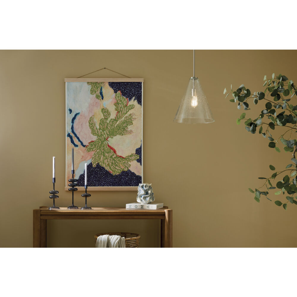 Everly 1 Light Brushed Nickel Pendant Ceiling Light