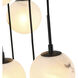 Nightfall 21 Light 27 inch Black Pendant Ceiling Light