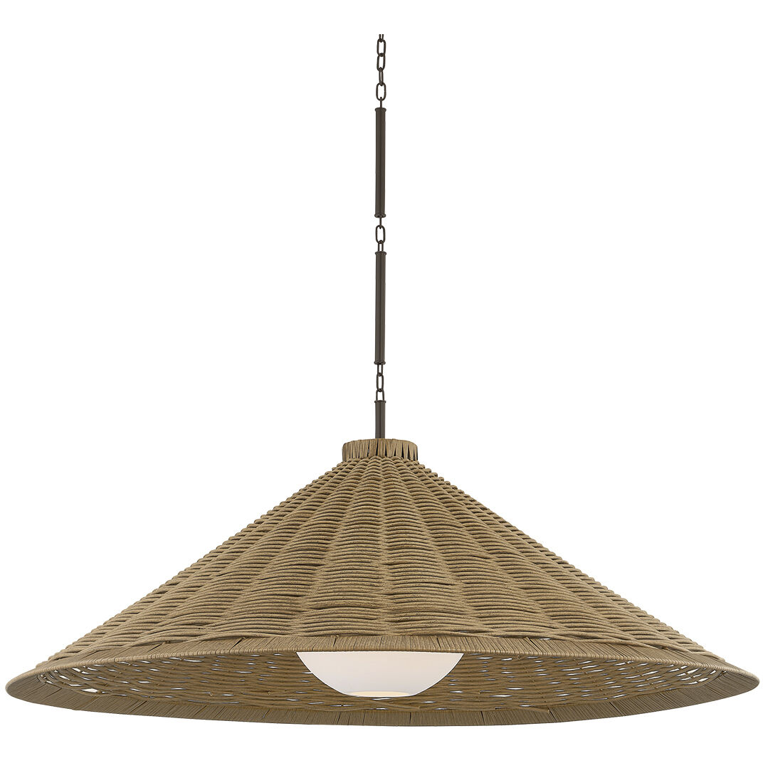 Devlin 1 Light 44 inch Bronze Outdoor Pendant