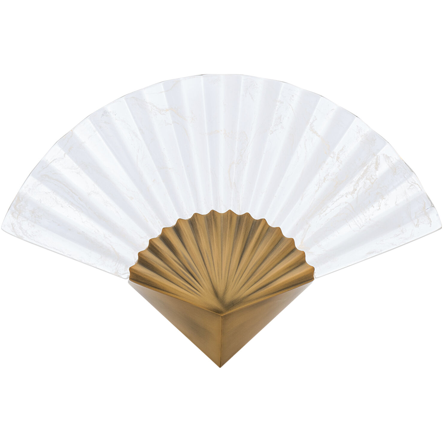 Sensu Wall Sconce Wall Light in Aged Brass