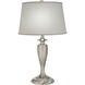 Ellie 27 inch 150.00 watt Satin Nickel Table Lamp Portable Light