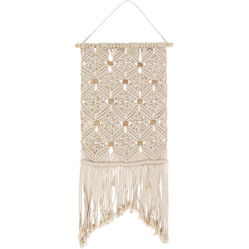 Bellini Light Beige Wall Hanging, Rectangle