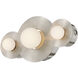 Lisa McDennon Rhea LED 18 inch Polished Nickel Vanity Light Wall Light