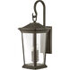 Bromley Outdoor Wall Mount Lantern in Oil Rubbed Bronze, Non-LED