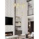 Aston 16 Light 32 inch Satin Gold Pendant Ceiling Light