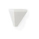 Chelsea House 10 inch White Lacquer Wall Bracket Wall Light