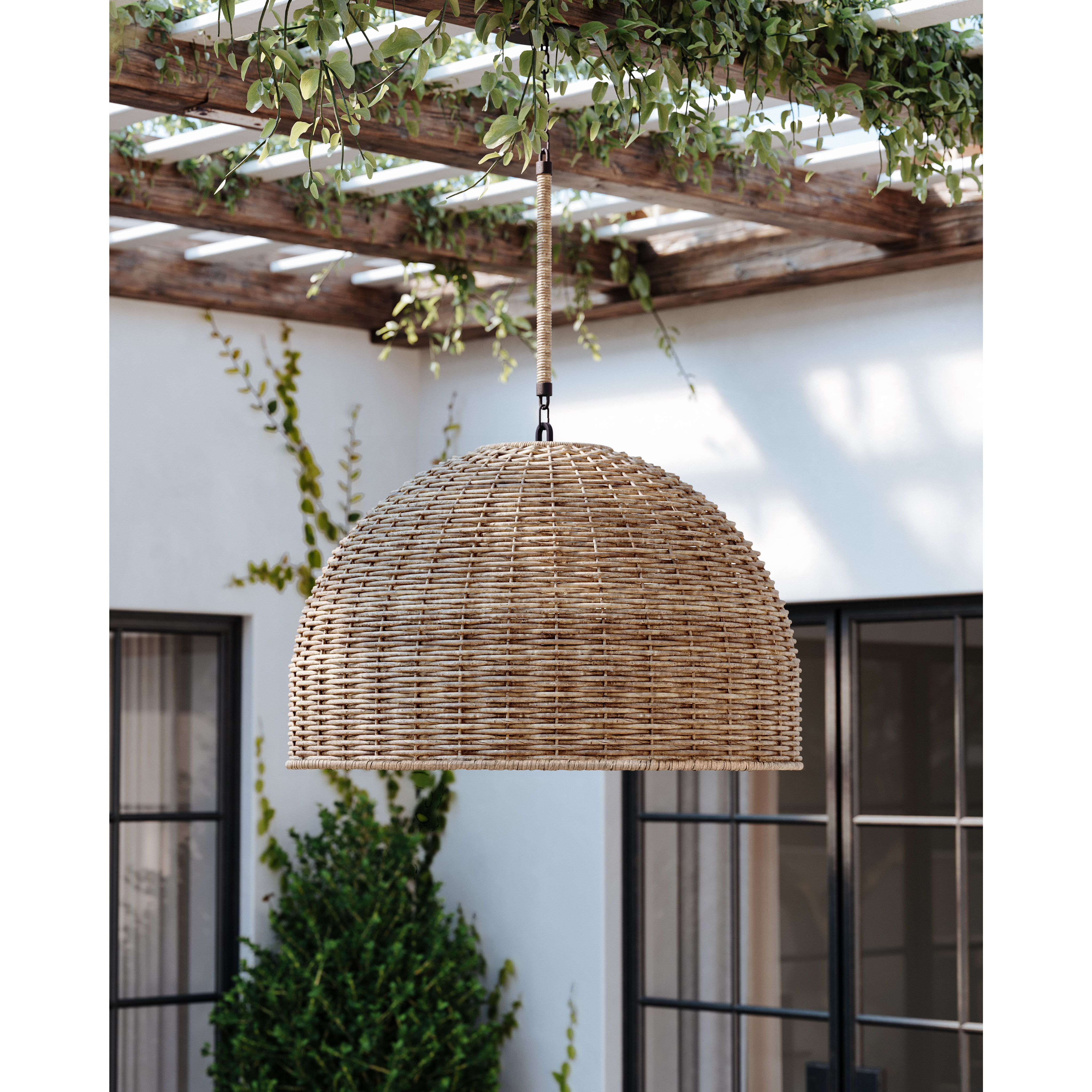 Huxley 5 Light 34 inch Textured Bronze Pendant Ceiling Light
