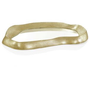 Cresting Reflections Gold Tray, Large