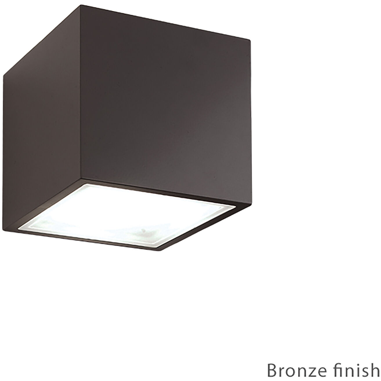 Bloc LED 5.5 inch Bronze Outdoor Wall Light in 1, 3000K