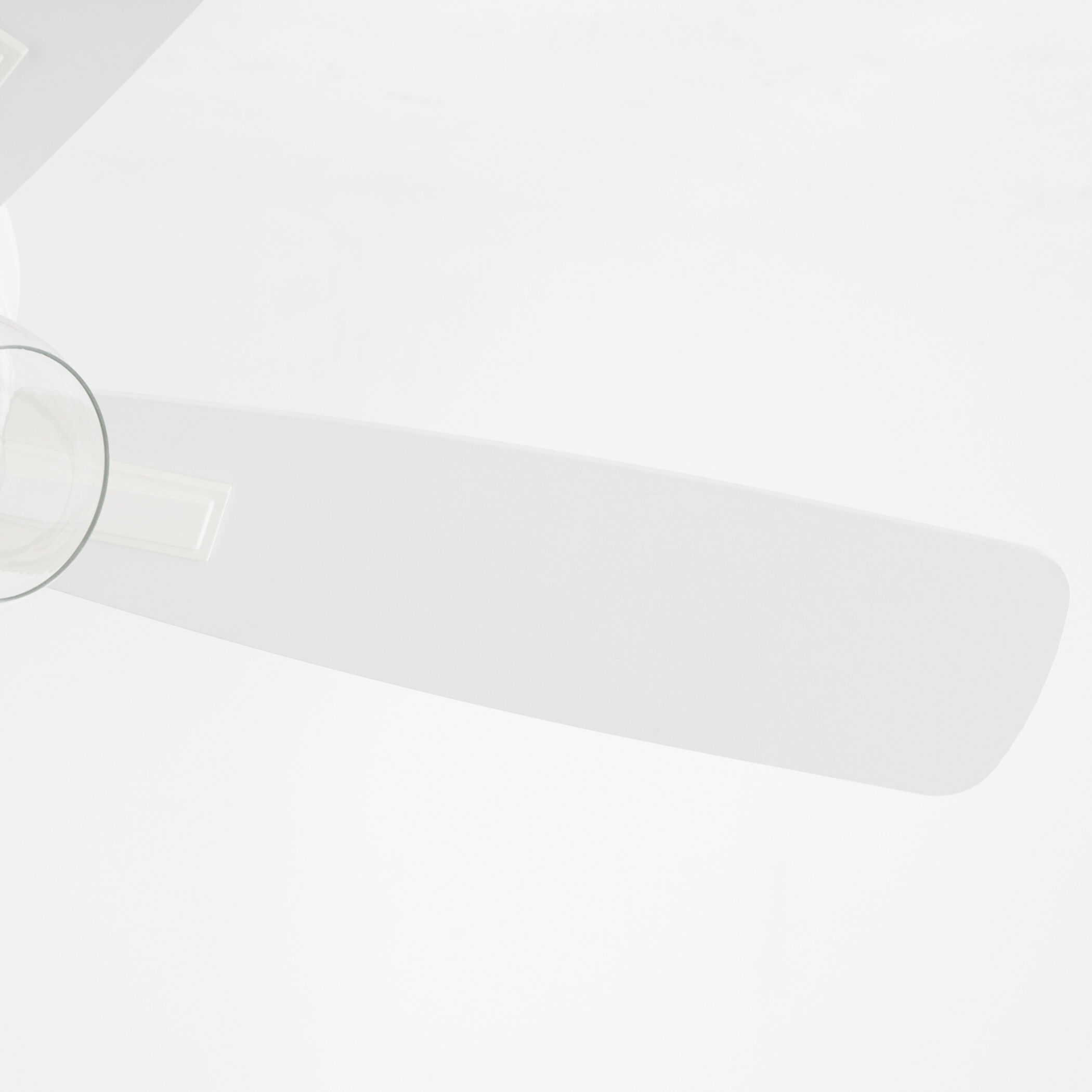 Ovation 52 inch Studio White with Studio White/Weathered Oak Blades Ceiling Fan