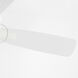 Ovation 52 inch Studio White with Studio White/Weathered Oak Blades Ceiling Fan
