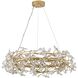 IMP Series 12 Light 32 inch Gold Chandelier Ceiling Light