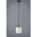 Bongo 2 Light 13 inch Oil Rubbed Bronze Semi-Flush Mount Ceiling Light
