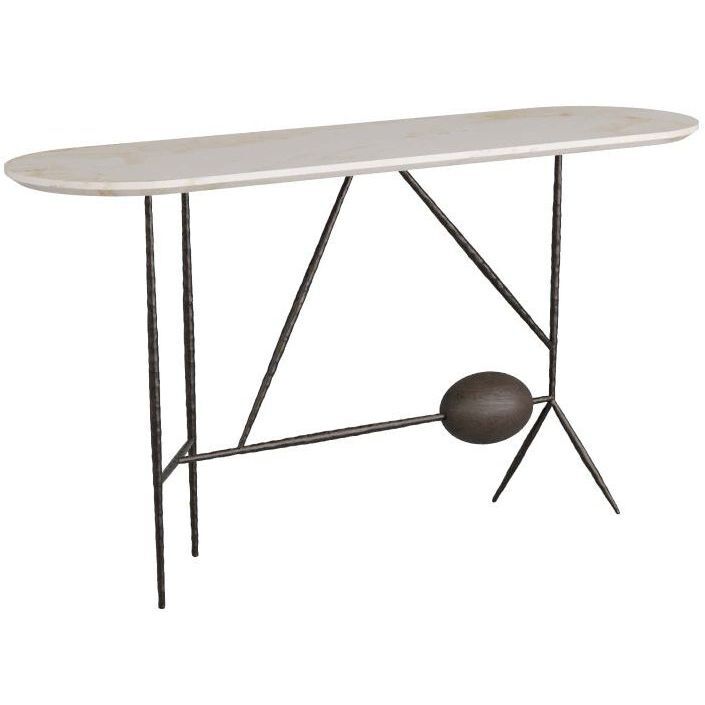 Stewart White Console Table