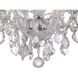 Maria Theresa 3 Light 13.5 inch Polished Chrome Semi Flush Ceiling Light in Clear Hand Cut
