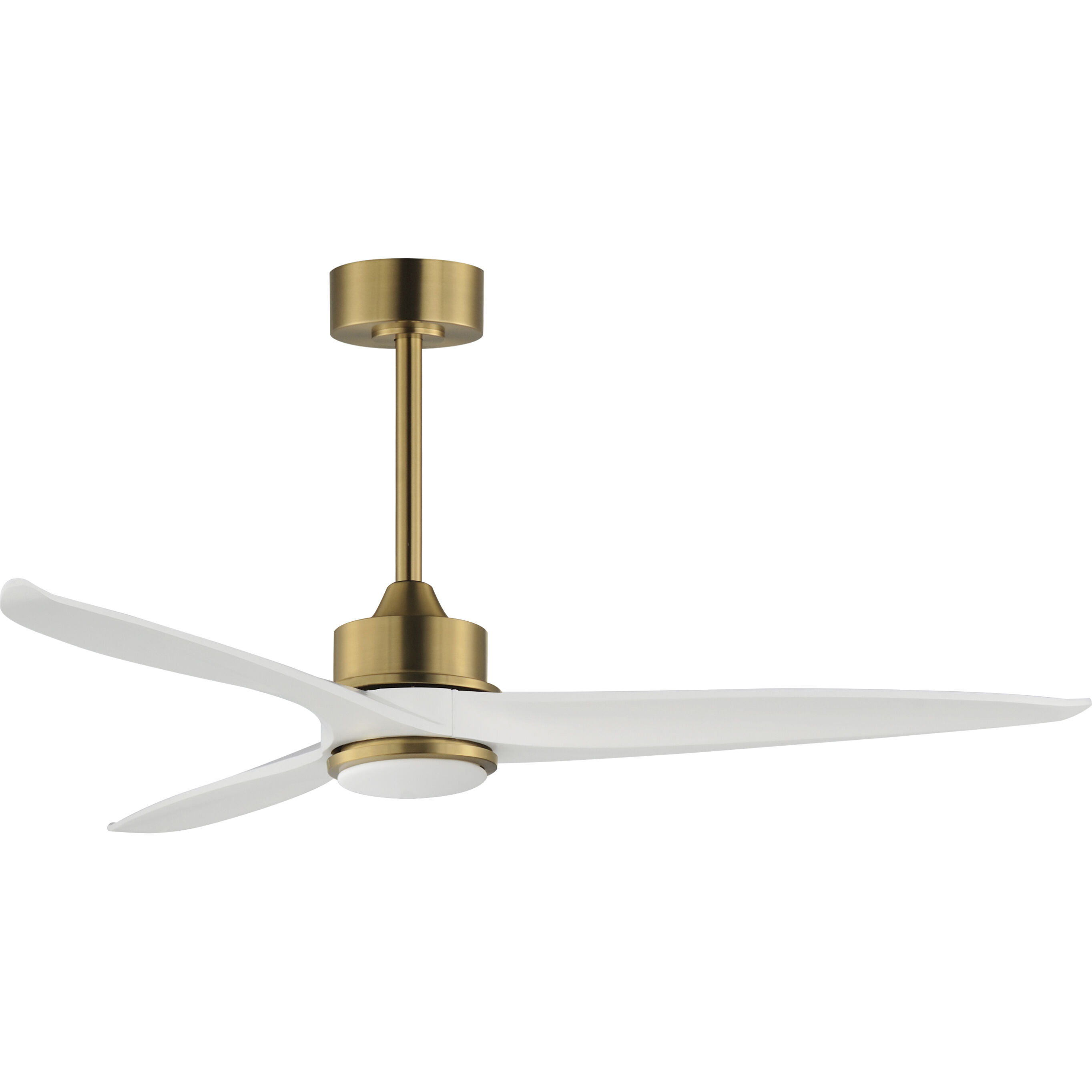 Woodwind 52 inch Natural Aged Brass Indoor Ceiling Fan