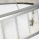 Chapman & Myers Iterna LED 40 inch Polished Nickel Ring Chandelier Ceiling Light in Alabaster