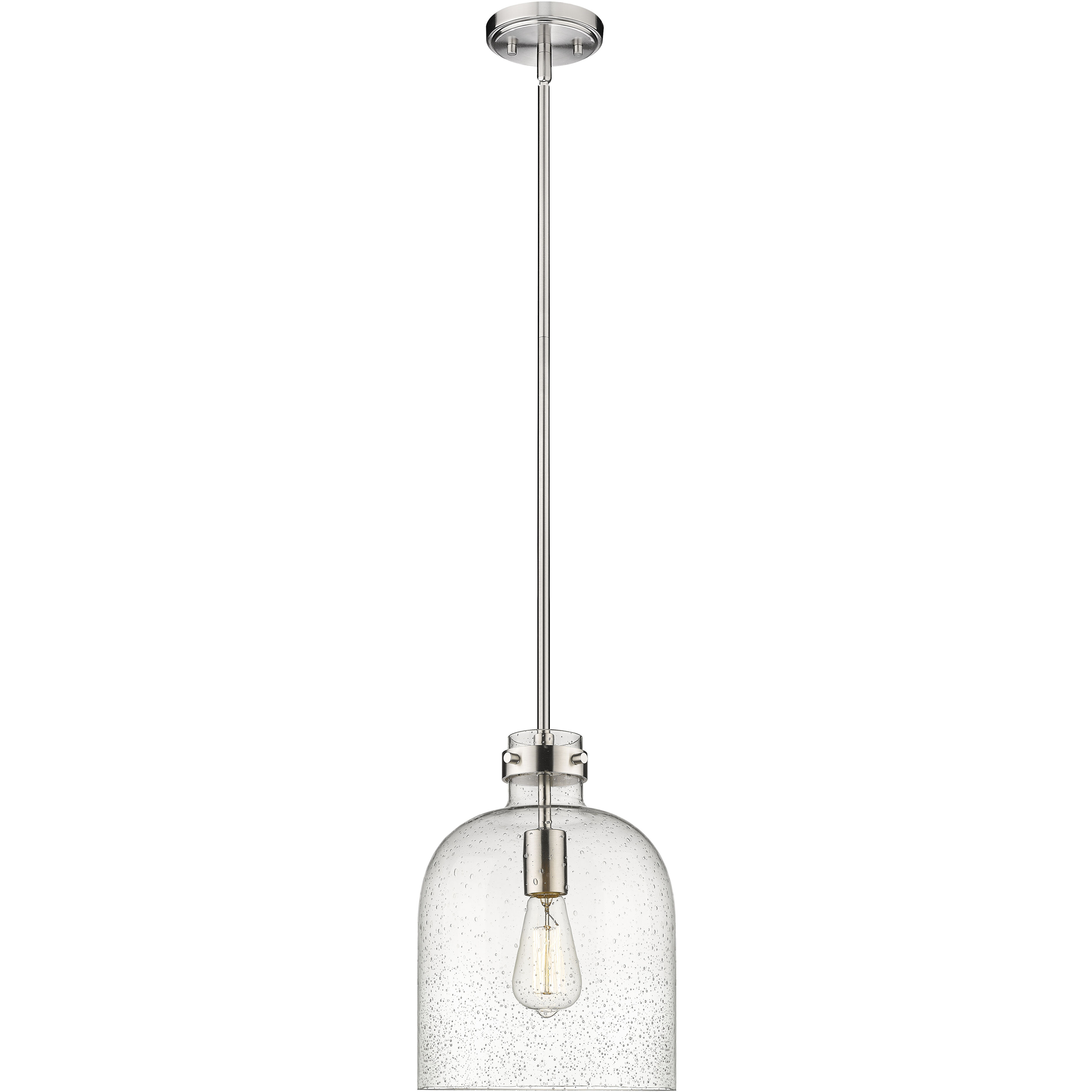 Pearson 1 Light 9.5 inch Brushed Nickel Pendant Ceiling Light