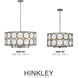 Lara 8 Light 26.25 inch Brushed Silver Indoor Chandelier Ceiling Light