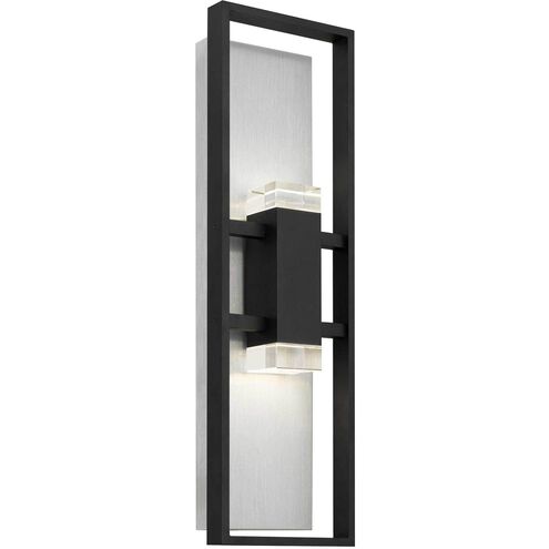 Mars LED 24 inch Sand Black Wall Sconce