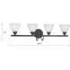 Tia 4 Light 30.75 inch Painted Bronze Vanity Light Wall Light