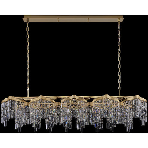 Cadere 24 Light 15 inch Two Tone 18K Gold Pendant Ceiling Light in Firenze Clear