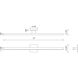Vega LED 37 inch Brushed Nickel Bath Vanity Light Wall Light