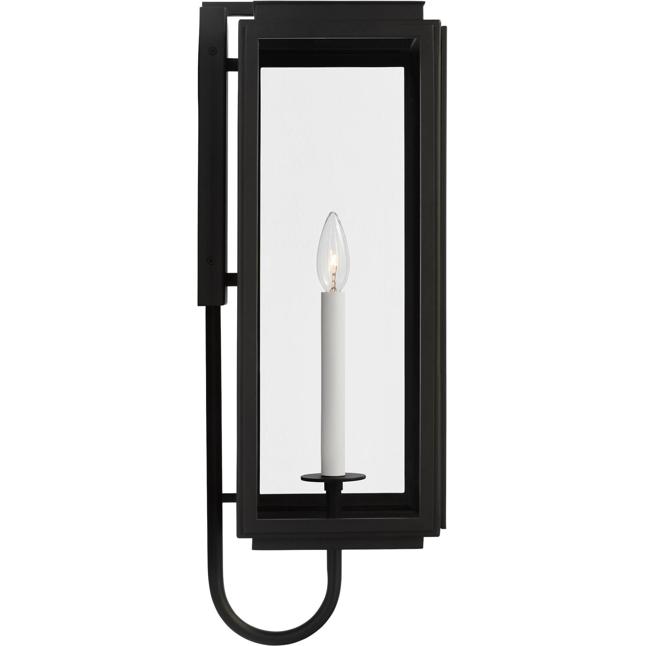 Edgar 1 Light 23.75 inch Textured Black Outdoor Wall Lantern