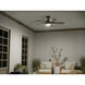 Tide 52 inch Olde Bronze with Weathered Medium Oak Blades Ceiling Fan