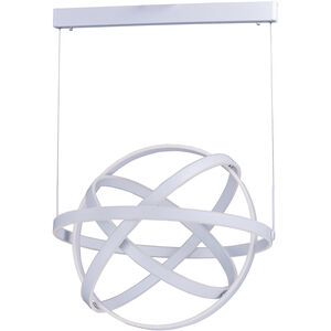 Gyro LED LED 31.5 inch Matte White Single Pendant Ceiling Light