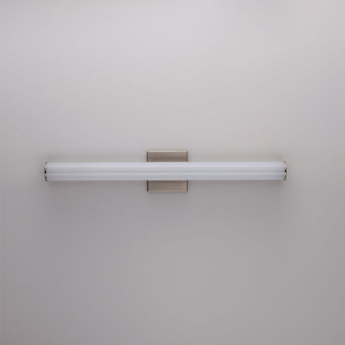 Rail LED 24 inch Satin Nickel Bath Vanity Wall Light