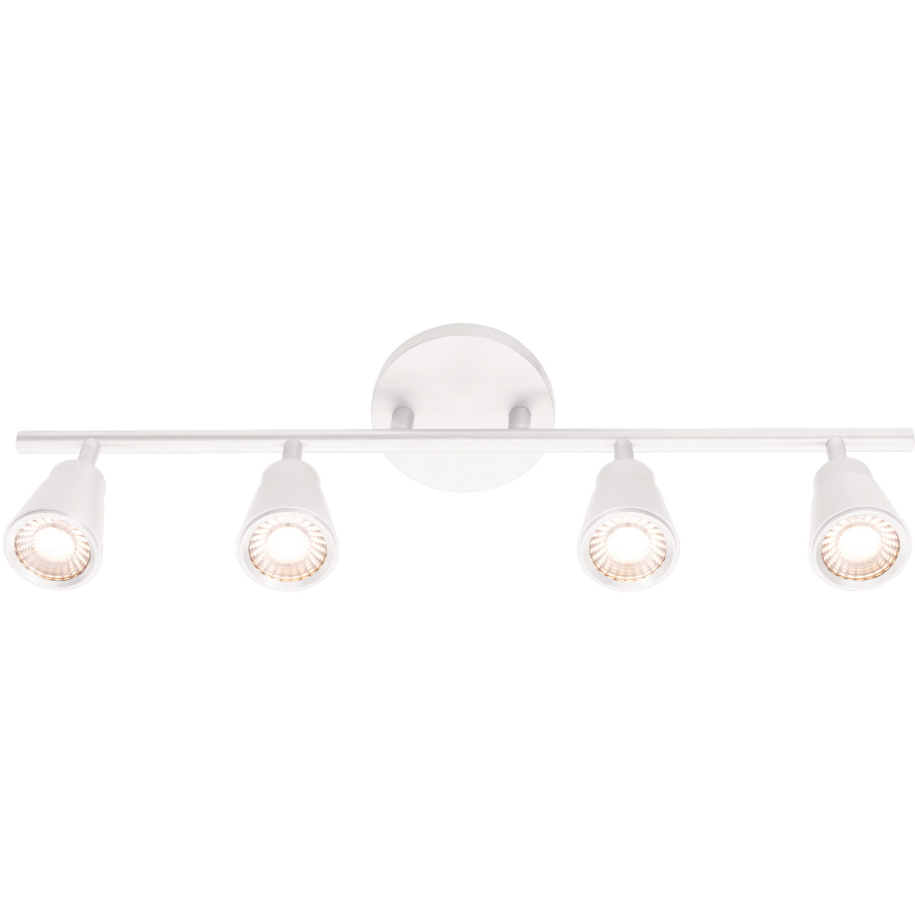 Solo 4 Light 120 White Fixed Rail Ceiling Light, WAC Limited