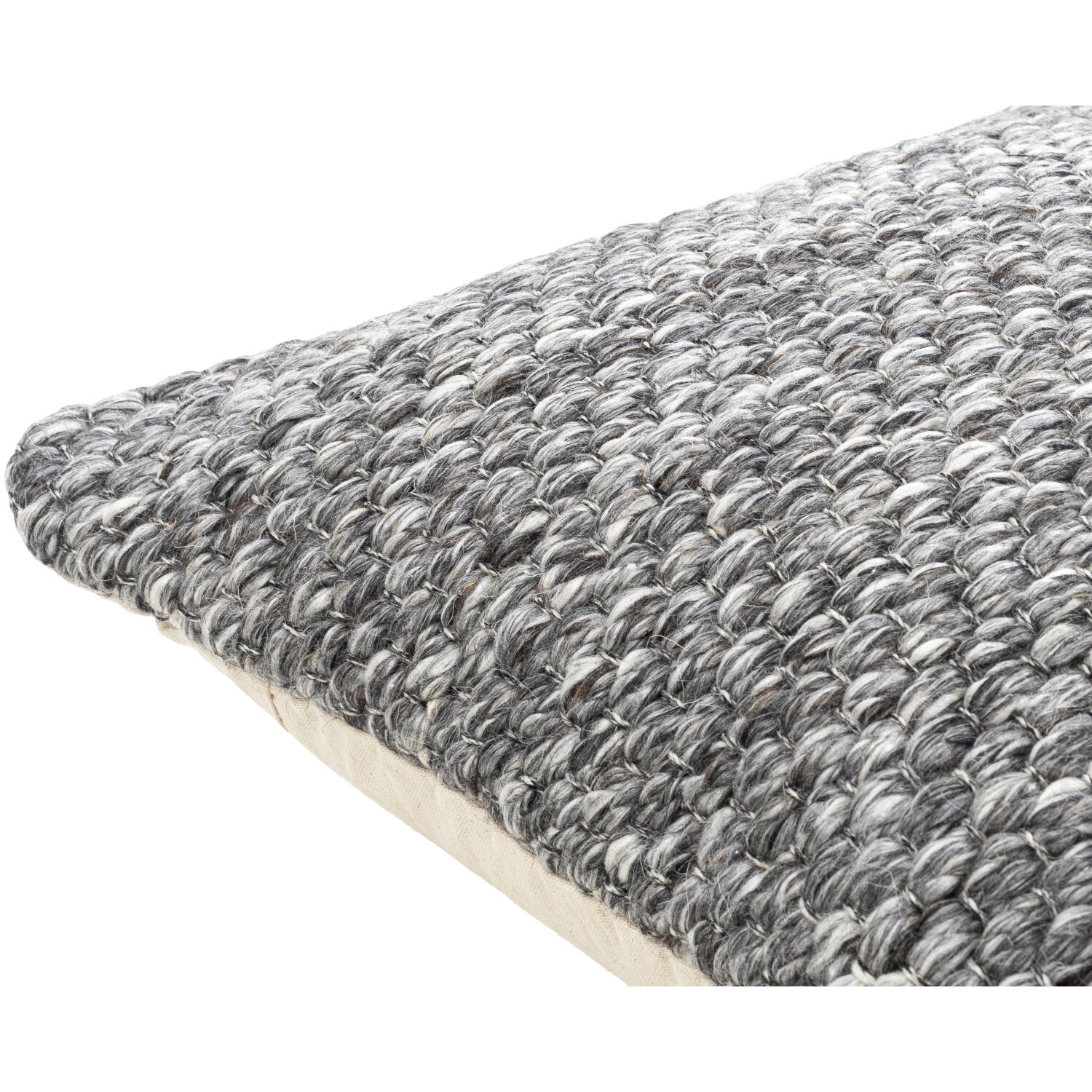 Cuttack 20 X 20 inch Medium Grey Accent Pillow
