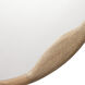 Organic 35 X 32.5 inch Natural Mirror