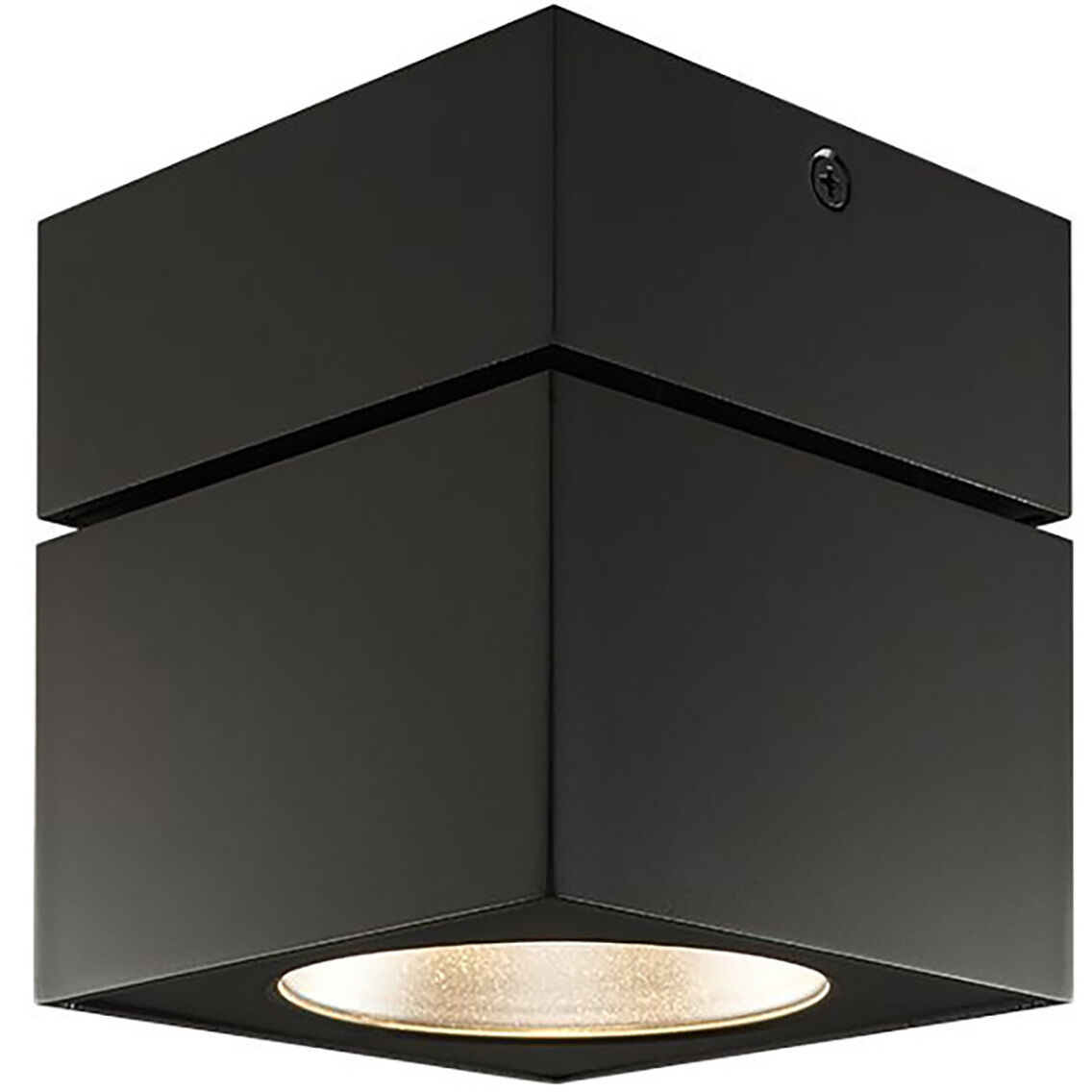 Square LED 4.8 inch Black Surface Mount Ceiling Light in 970, 34° Specular