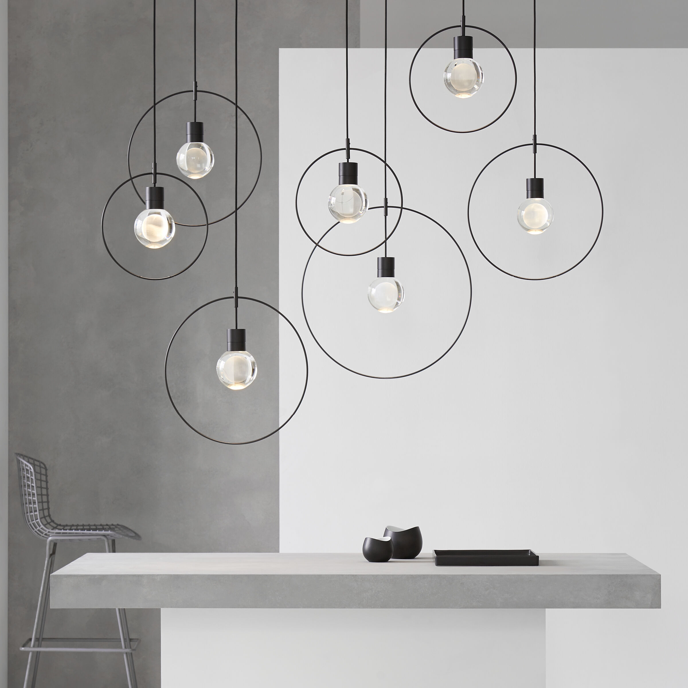 Sean Lavin Mina LED 5 inch Black Pendant Ceiling Light