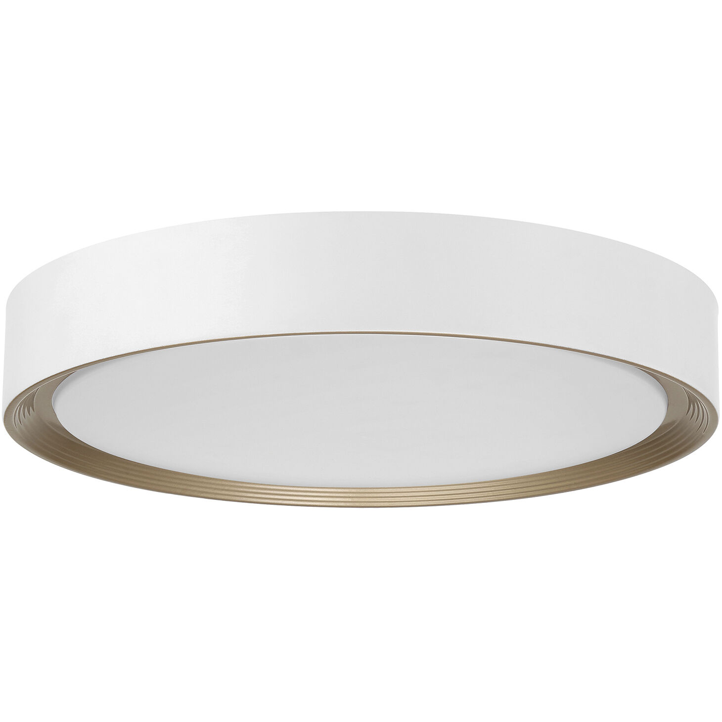 Malaga LED 15.75 inch Matte White and White Flush Mount Ceiling Light