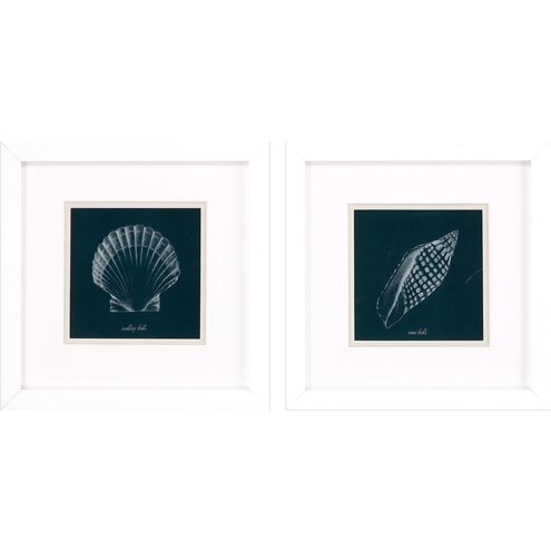 Waterside Collection Blue Framed Art
