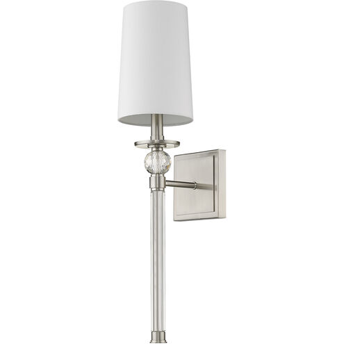 Mia 1 Light 5.5 inch Brushed Nickel Wall Sconce Wall Light