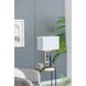 Geometric 27 inch 40.00 watt Black/Natural/White Table Lamp Portable Light