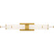 Talbott LED 32 inch Brushed Gold Bath Light Wall Light, Large