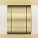 Ballston Urban 2 Light 24 inch Brushed Brass Bath Vanity Light Wall Light in Matte White Glass