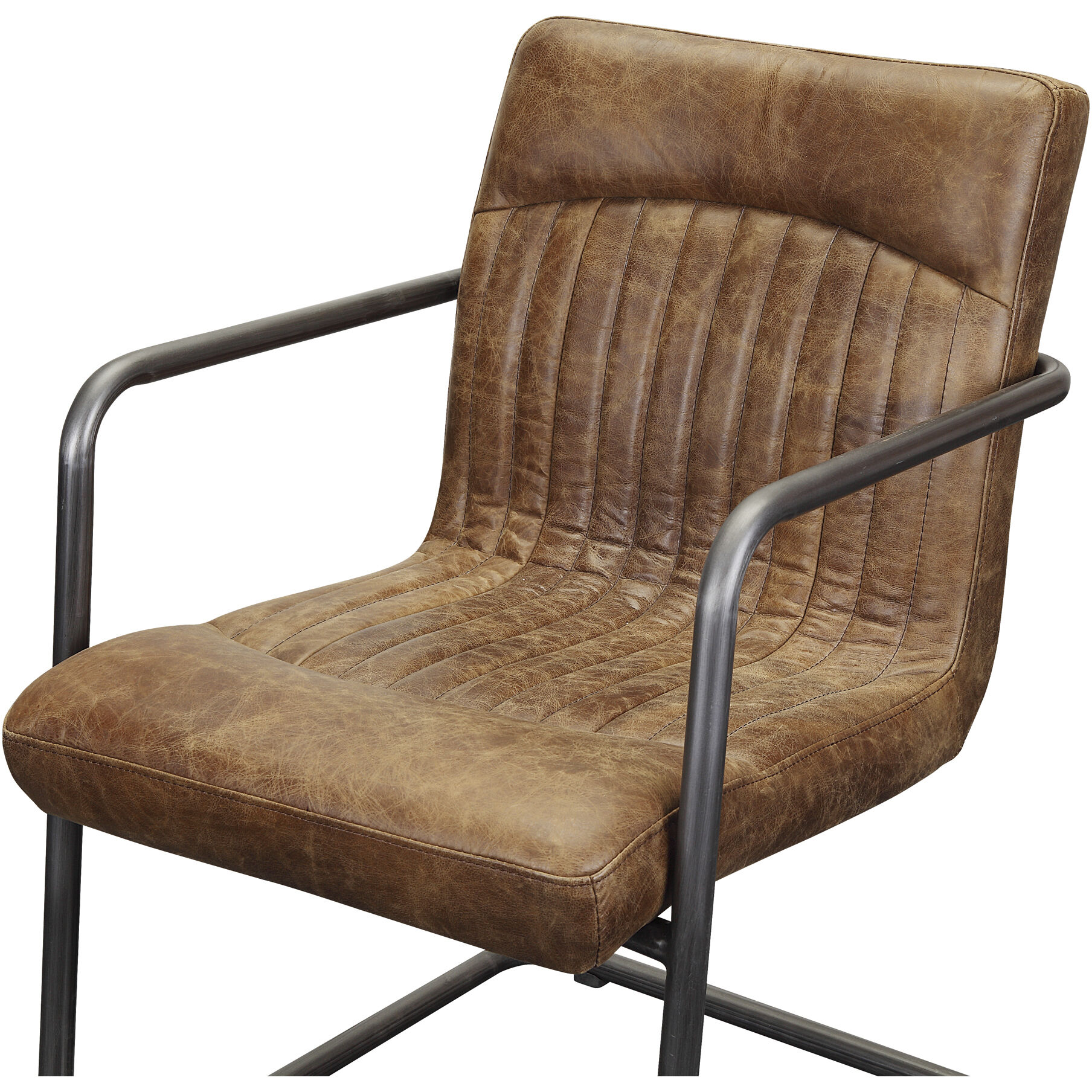 Ansel Brown Arm Chair, Set of 2