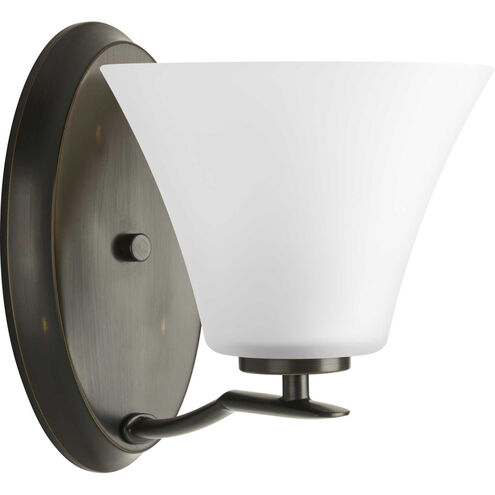 Bravo 1 Light 7.25 inch Antique Bronze Bath Vanity Wall Light