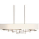 Cavaletti 4 Light 42 inch Dark Smoke Pendant Ceiling Light in Natural Anna