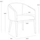 Sheva Ernst Sandstone / Meg Ash Dining Armchair