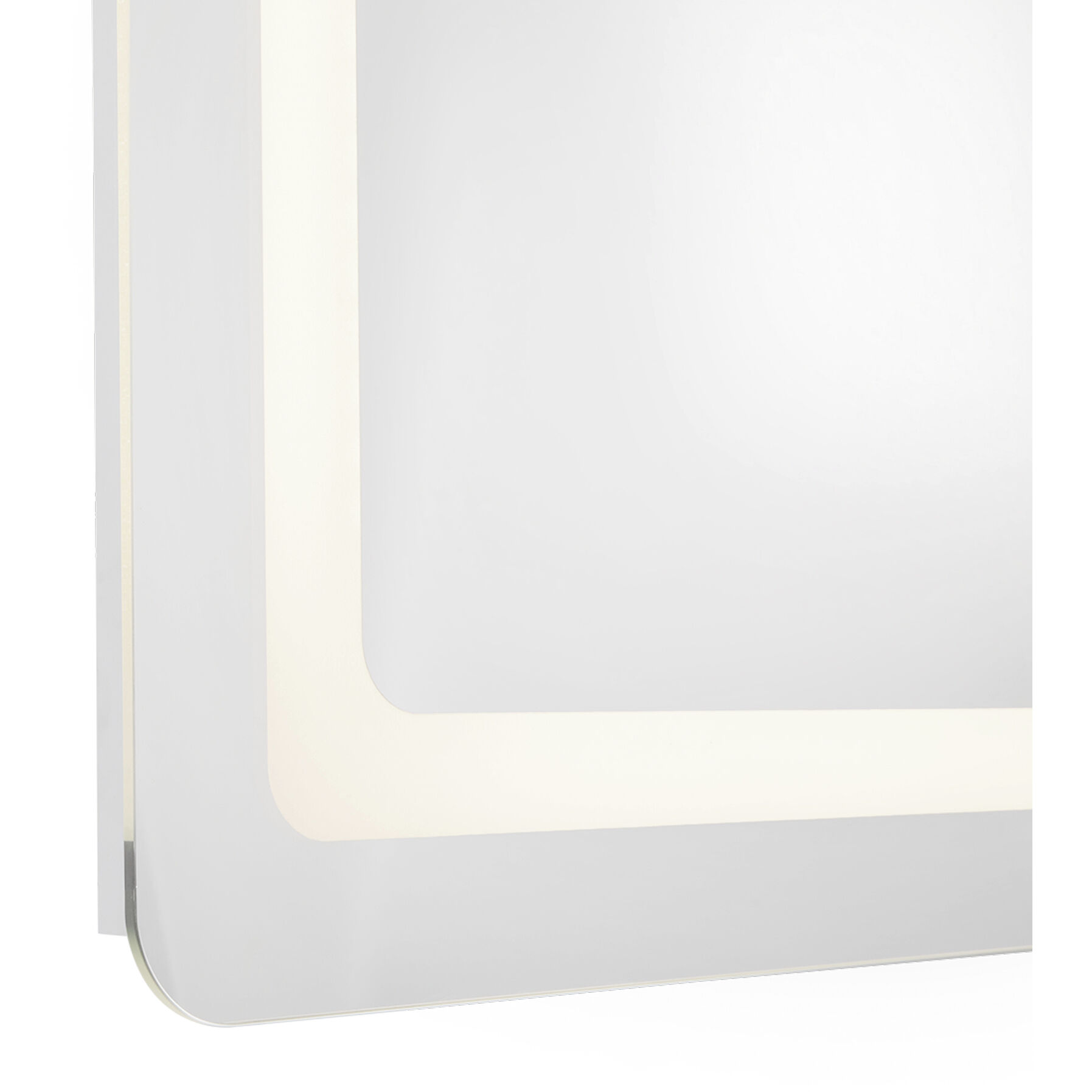 Seneca 48 X 36 inch Sandblasted Merc Edge Wall Mirror