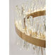 Canada LED 32 inch Gold LED Chandelier Ceiling Light